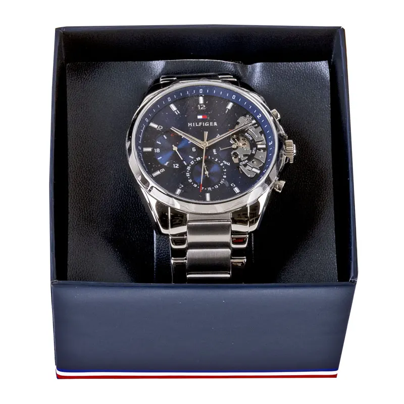 Tommy Hilfiger Baker Blue Dial Men's Watch- 1710448